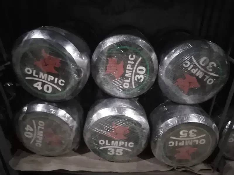 Commercial Olympic plates and dumbles|Weight Plates|Dumbbells 4