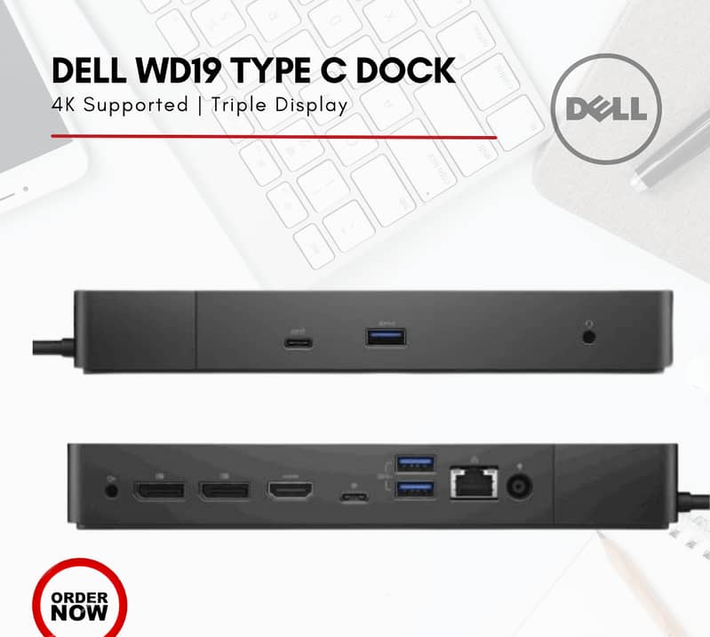 Docking Station | Dock | Dell Dock | USB Type C Dock/ (Qty Available) 0