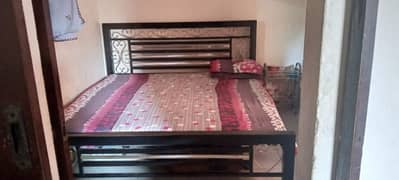 double bed iron bed king size