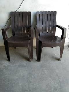 Plastic Chairs 2 piece