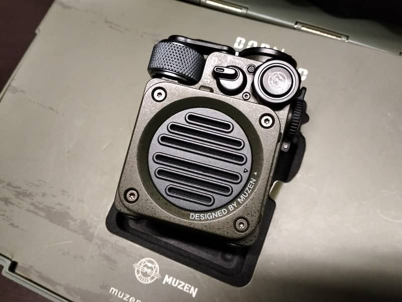 Muzen Wild Mini Portable Bluetooth Speaker Waterproof Flashlight Metal 13