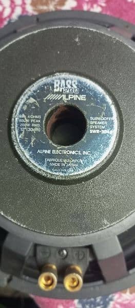 Alpine 12 inch woofer Original Japan 3