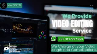 Video Editing Service starting from 1000 to 10000