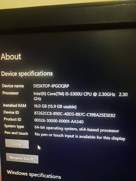 Intel desktop ,pc core i5 5th gen 16gb ram 1