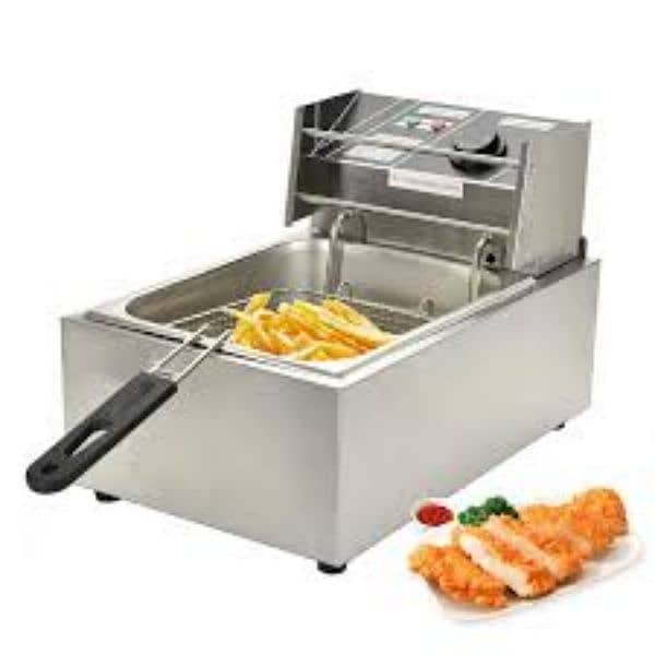 6L Electric Deep Fryer For Fries Zinger Air Fryer Blender Baking Oven 2