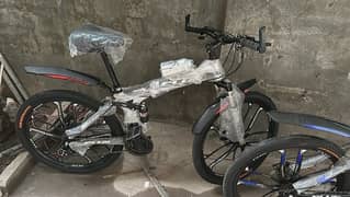 foldable bicycle with alloy rims