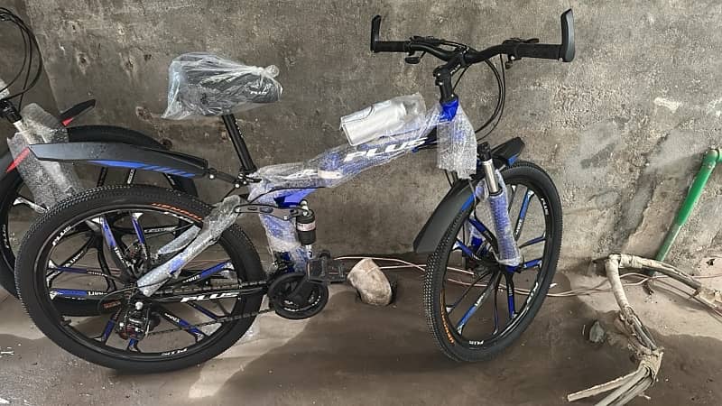 foldable bicycle with alloy rims 1