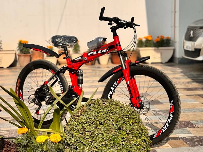 foldable bicycle with alloy rims 10
