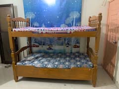 wooden bunk bed for sale