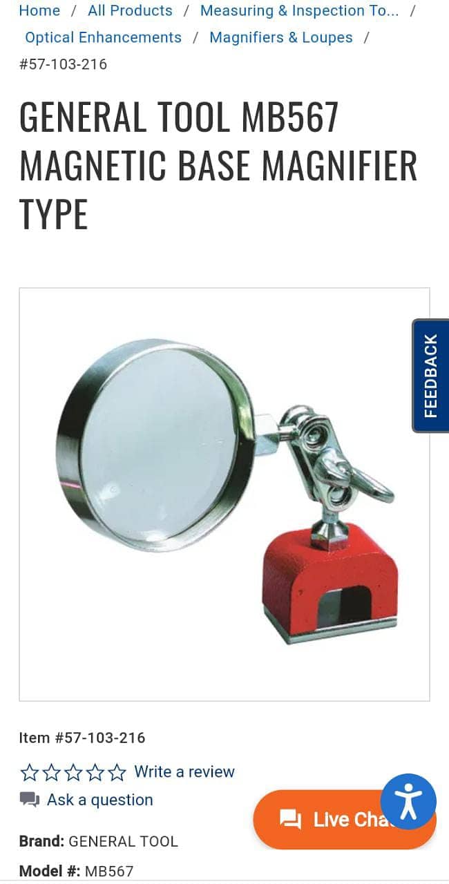 'General' magnifying glass (made in usa) 0