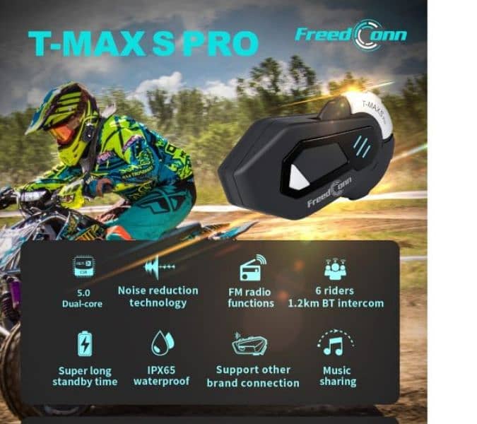 Freedconn T-Max S Pro helmet intercom 1