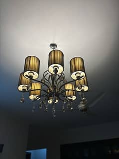 chandelier + 2 single light and 1 double light 0