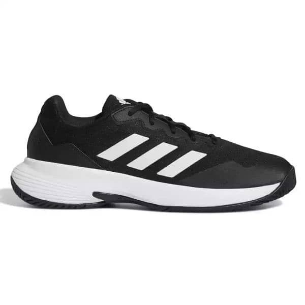 adidas GameCourt 2 Men's Tennis Shoe (Black/White) 0