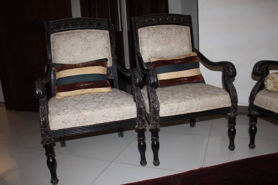 Sofa set, (Original Sheesham). 5 seater 3