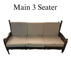 5 Seater Sofa Set Solid Wood