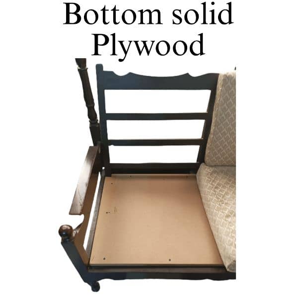 5 Seater Sofa Set Solid Wood 2