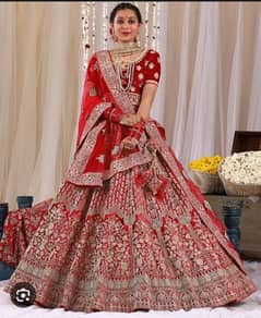 1 time use bridal lehnga