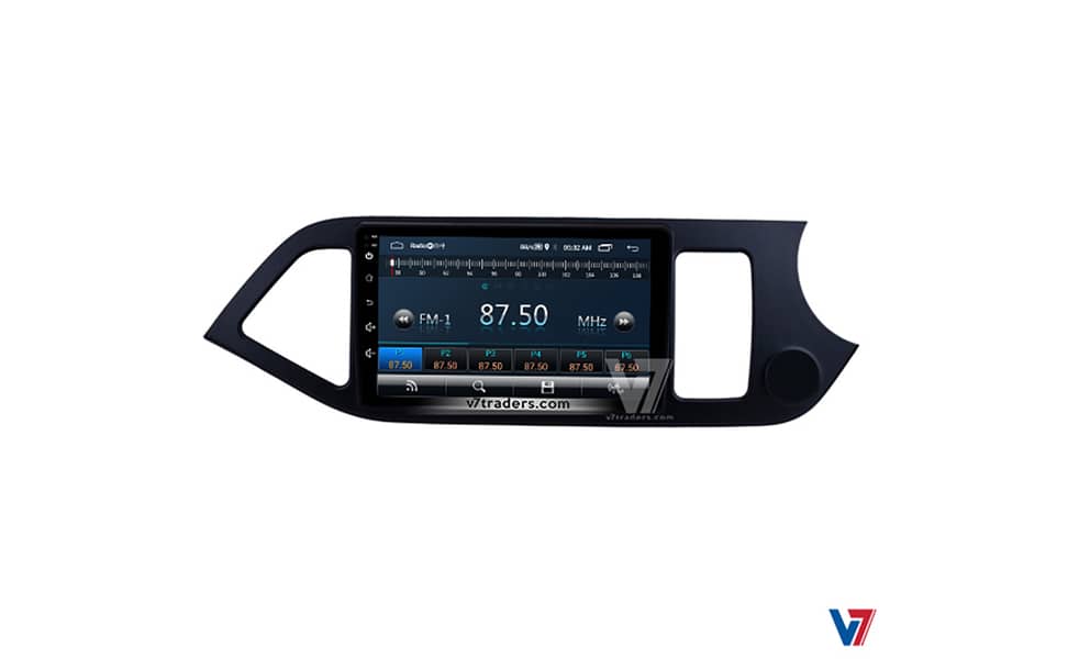 V7 KIA Picanto Android Car LCD LED Panel GPS Navigation 10