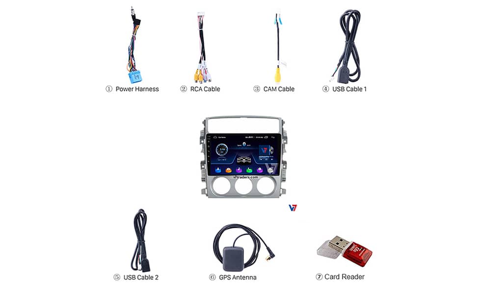 V7 Suzuki Liana Android LCD LED Car Panel GPS Navigation Car 3