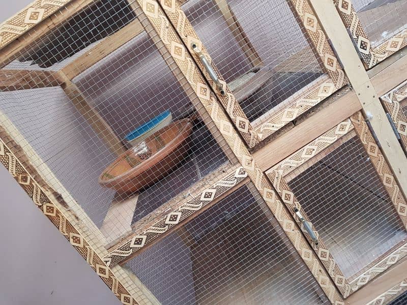 6 portion wooden cage for sale 2