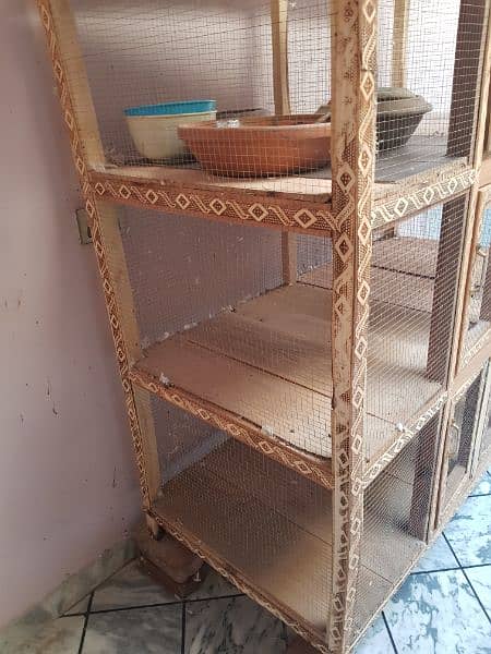 6 portion wooden cage for sale 6