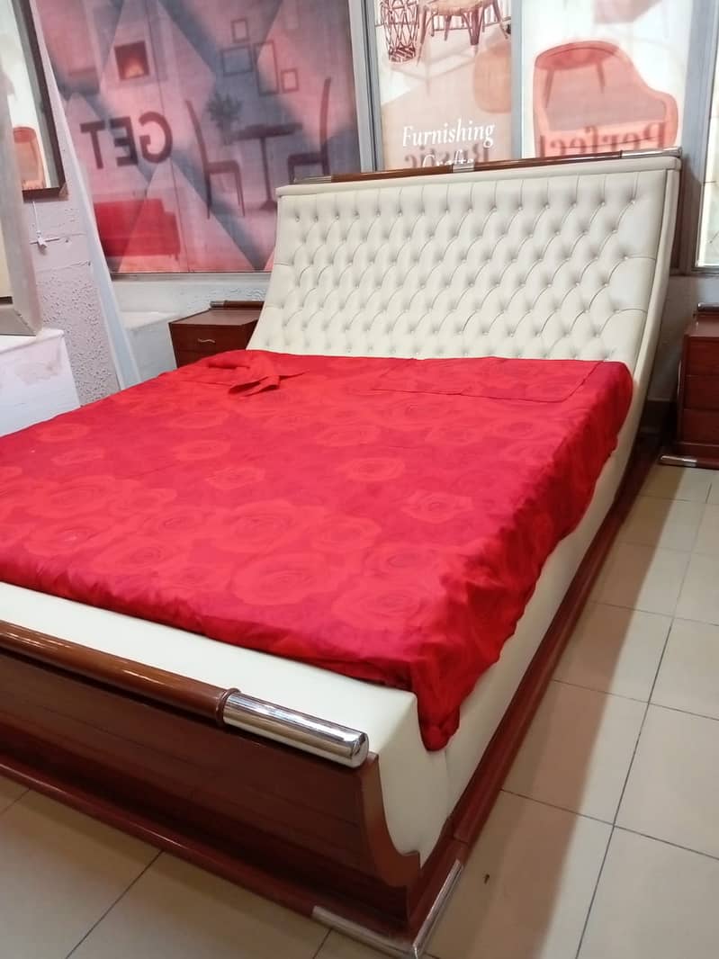 bed dressing side table/double bed/bed/bed set/Furniture/bedroom set 2