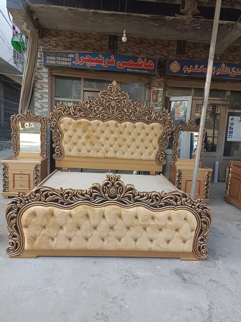 Bed set/Double Bed set/King size Bed set/Single Bed/Poshish Bed 3