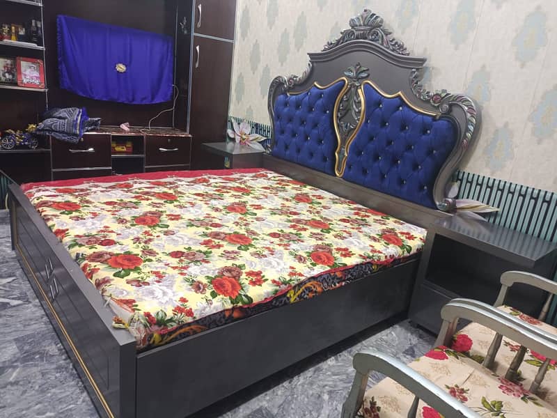 Bed set/Double Bed set/King size Bed set/Single Bed/Poshish Bed 8