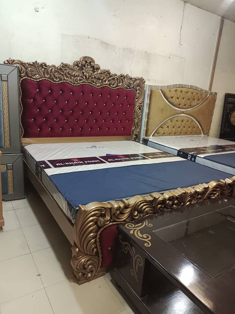 Bed set/Double Bed set/King size Bed set/Single Bed/Poshish Bed 2