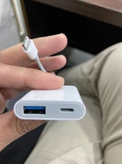 Apple Lightning-Converter Male to USB and male to female adaptor
