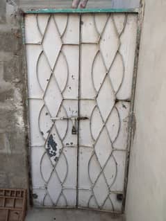 Iron door. Good condition