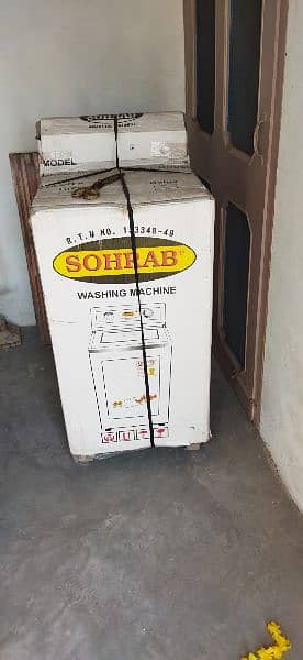 Sohrab Washing machine and Dryer both steel body 3