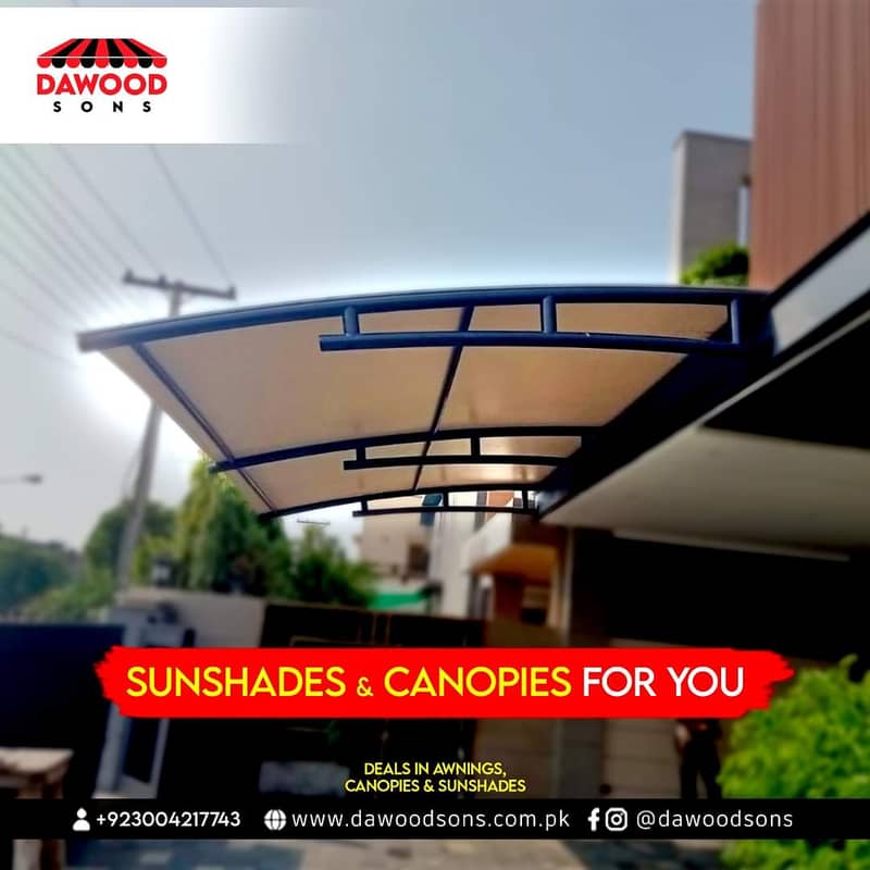 car parking shade\car shed\Fiber Shades\Tensile Shades in lahore 17