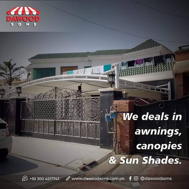 car shades/sun shades/parking shades/canopies/outdoor sunshades/porch 11