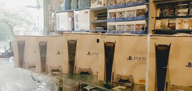 ps5 disk edition brand new available at Sunny video store F-8 0