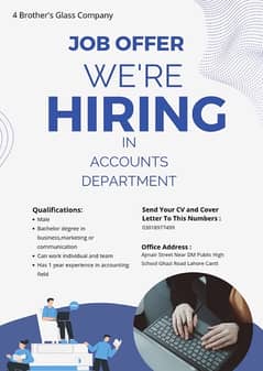Accounts Department Office Job