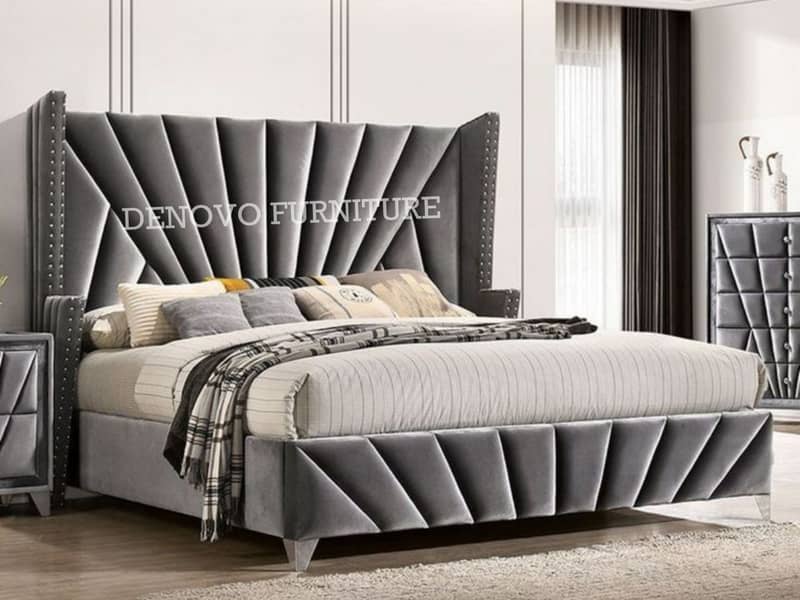 Bed, bed set, poshish bed, bedroom set, king size beds, modern beds 4