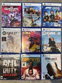 PS4/PS5 Games available