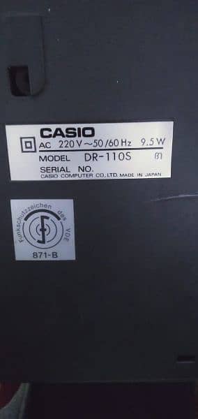 Casio DR-120S printing calculator original of Japan 2