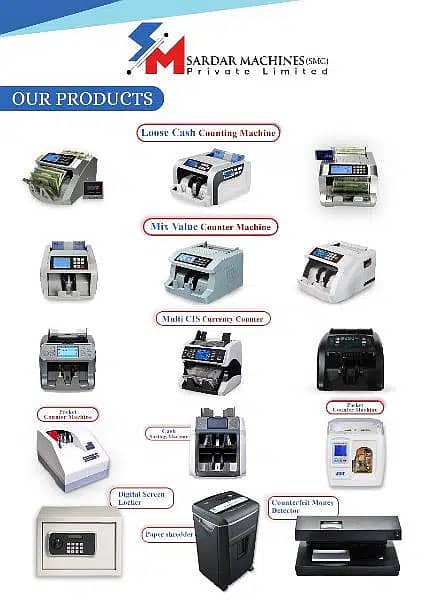 cash mix value counter packet sorting machine fake detection, SM brand 4