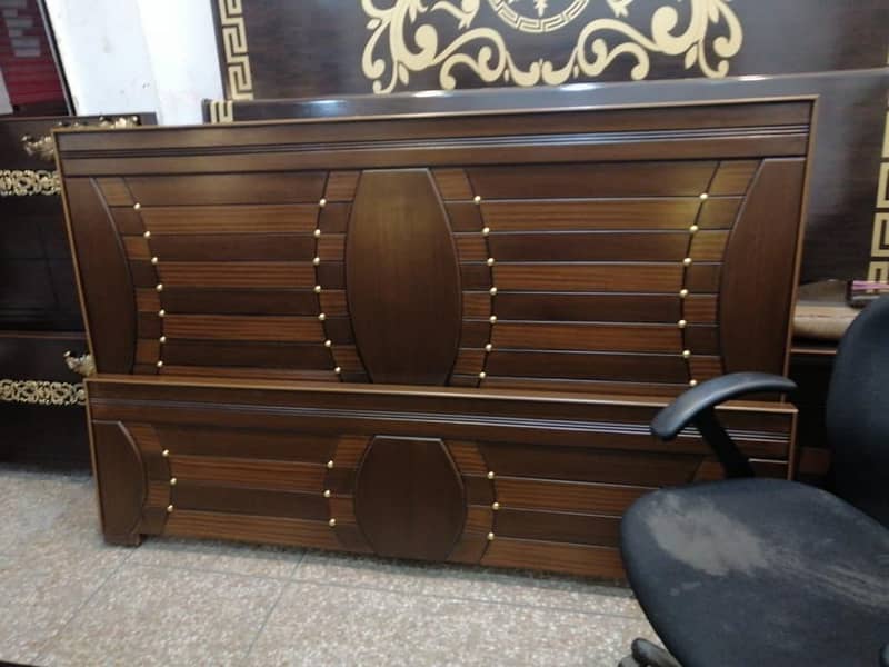 Single bed/Bedroom Furniture/Wooden Bed set/Jahaiz Package/King size 13