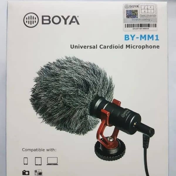 Original BOYA MM1 Microphone for Audio recording 0
