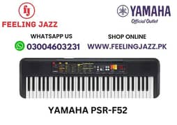 PSR-F52 Yamaha Portable Digital Keyboard Box Pack (New Arrival)