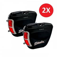 Side boxes STEELA universal for any bike (BRAND NEW BOXES)