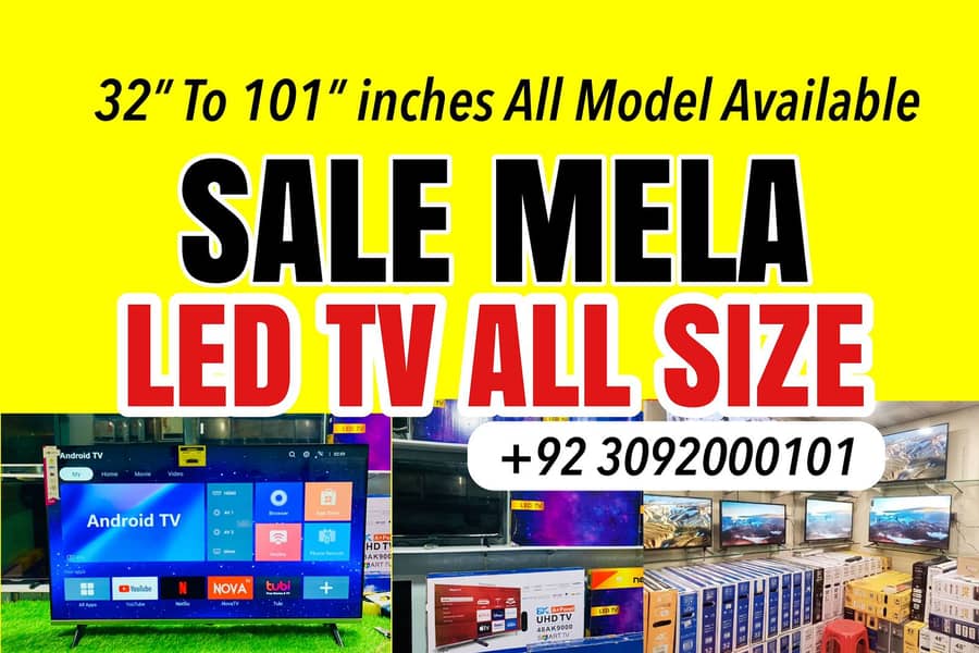 Dhabang Offer 55" inch Smart Led tv Brand New Box Pack Offer SES 0