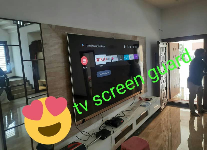 Led Tv Screen Guard 2MM to 5MM Thick 4k HD Result 3