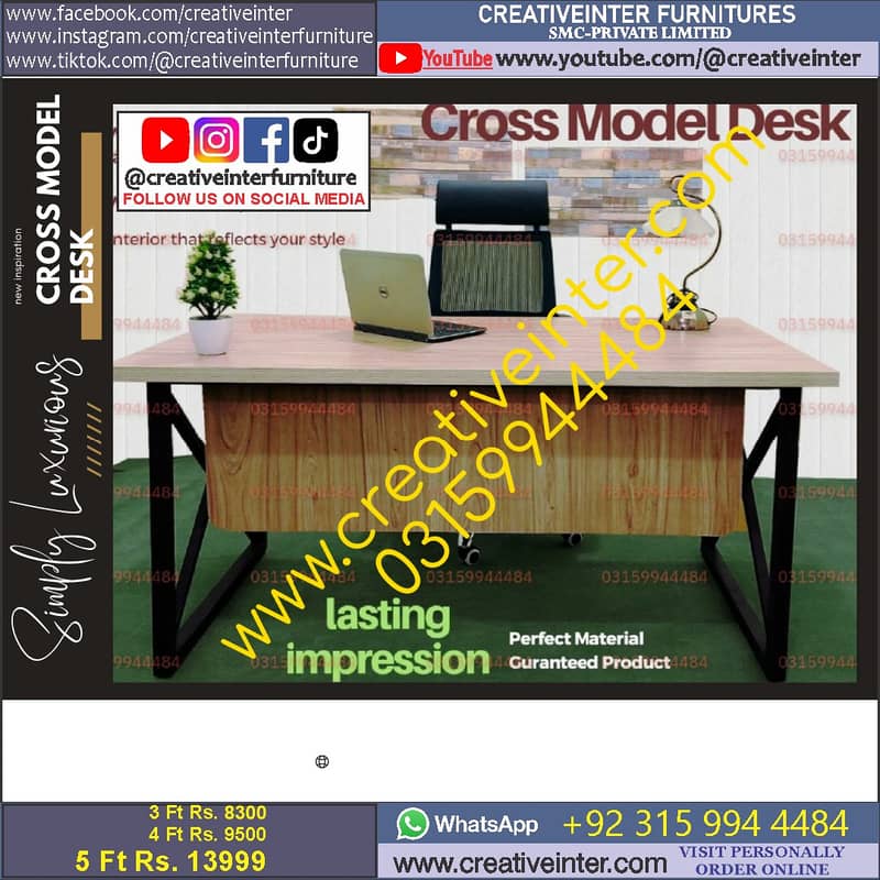 Office table reception desk chair sofa Almari Shelf Book working 17