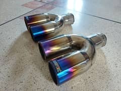 AMG style Dual Exhaust Tips 0