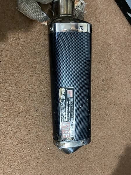 Yoshimura exaust tip with bend pipe 0