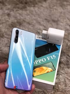 oppo f15 lush condition with box 10/10 condition 0